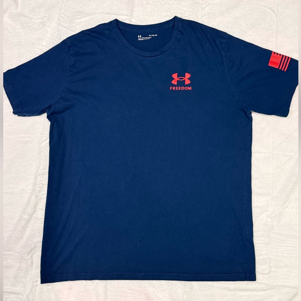 Under Armour Men's Blue Freedom Tee